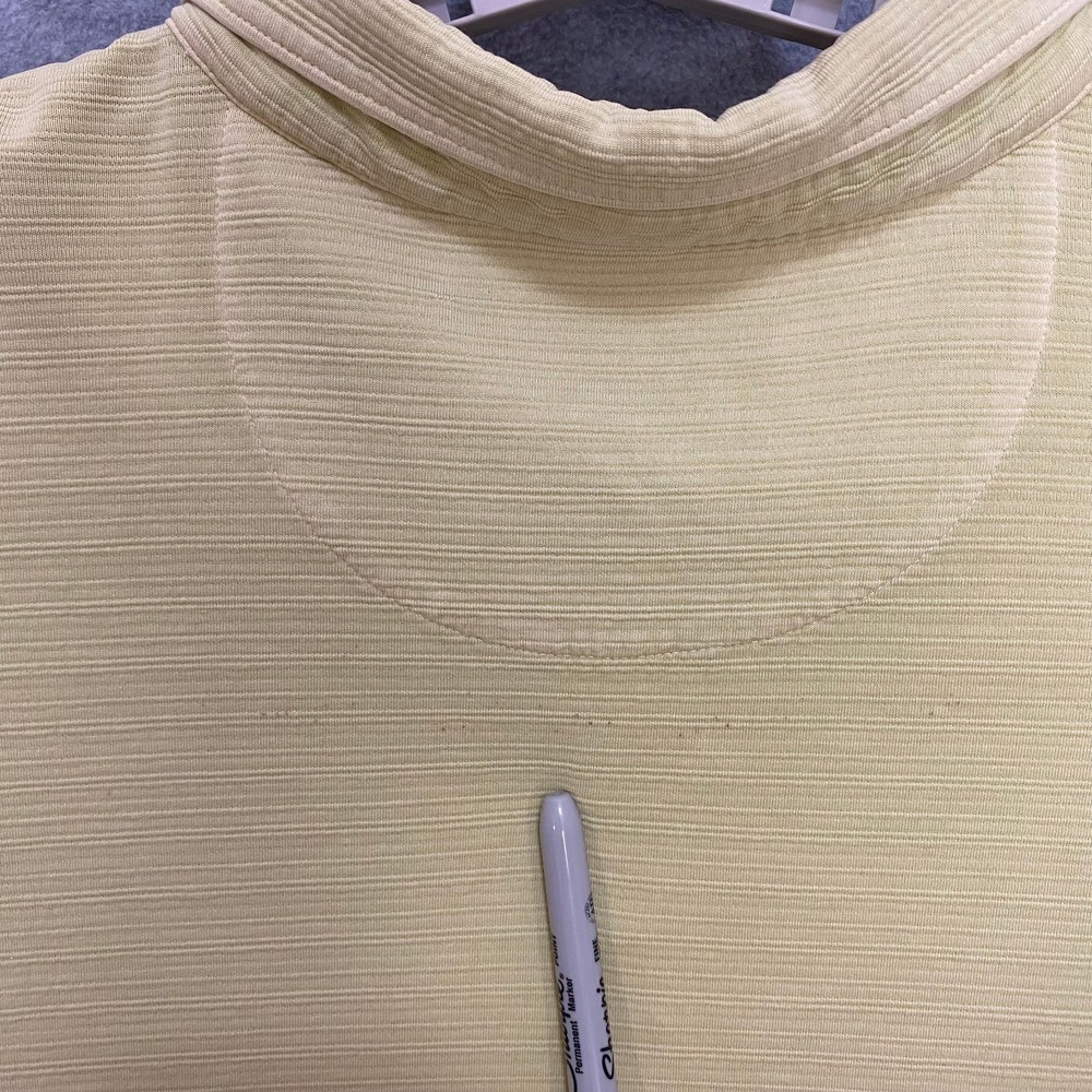 Tommy Bahama Men's XXL Yellow Silk Short Sleeve Casual Golf Beach Polo Shirt - Picture 8 of 8